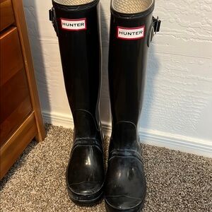 Hunter Classic Black Tall Boots